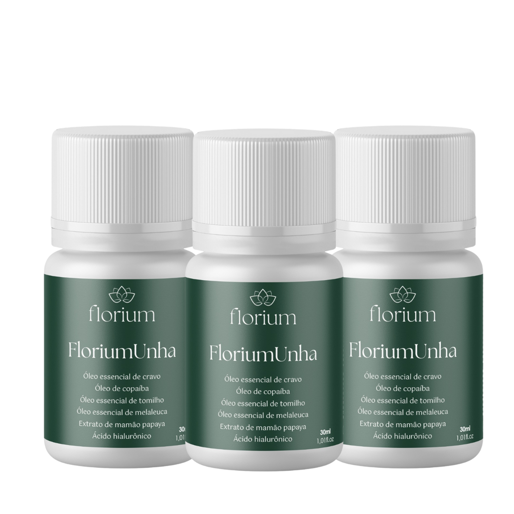 FloriumUnha 3 Unidades Conta-gotas