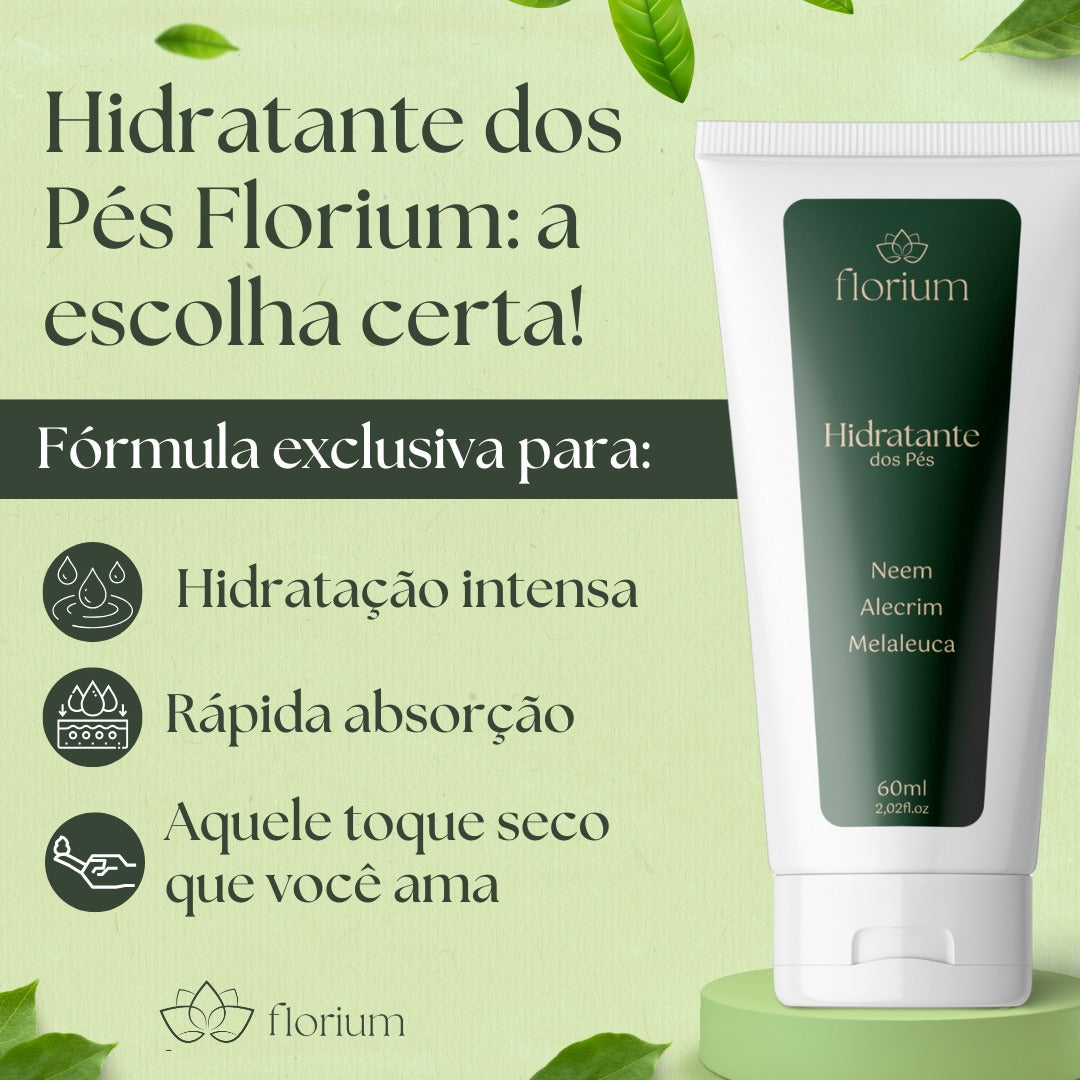FloriumUnha e Hidratante para os pés