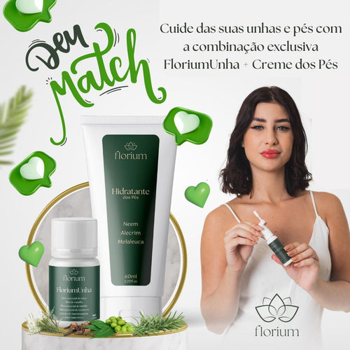 FloriumUnha e Hidratante para os pés
